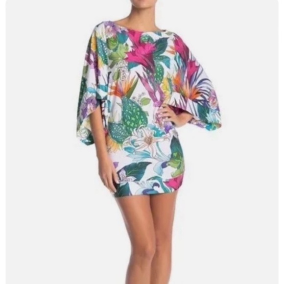 TRINA TURK Amazonia Tropical Swim Tunic - Picture 1 of 12